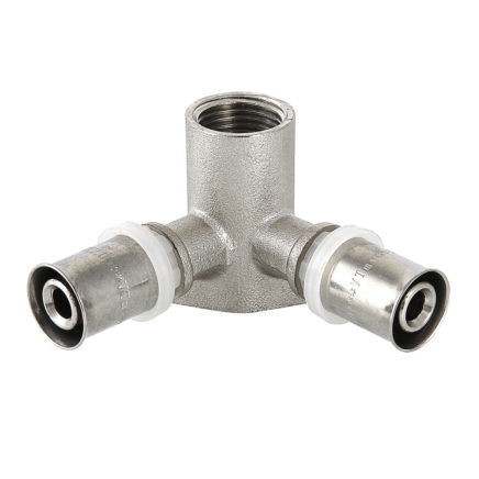 Пресс-водорозетка проходная 20х1/2″ VTm.234.N.200420